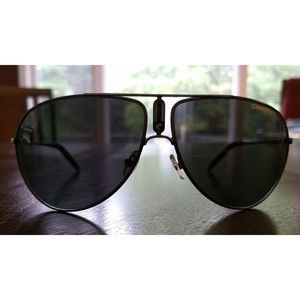 Porsche CARRERA‎ GIPSY/S MWN Logo Aviator Pilot Sunglasses VTG 7A 64-11-125 2-1